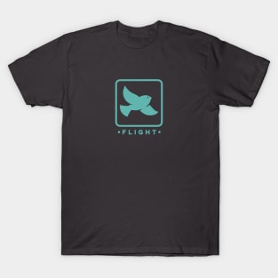 Sparrow in flight for bird and ornithology lovers T-Shirt